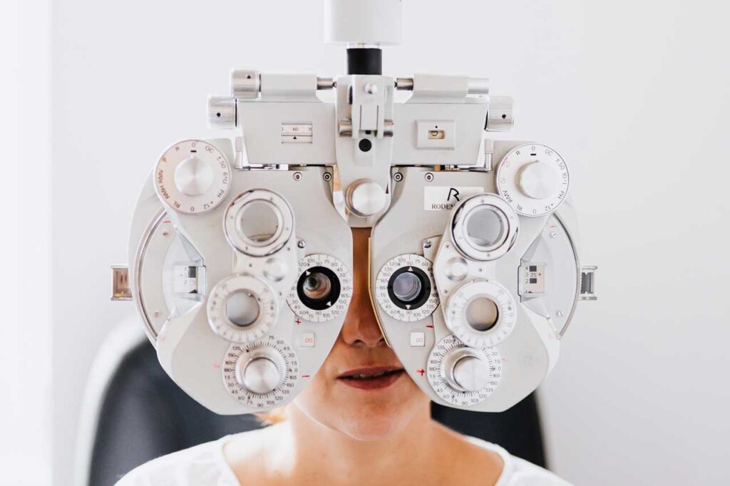 OCT eye exam